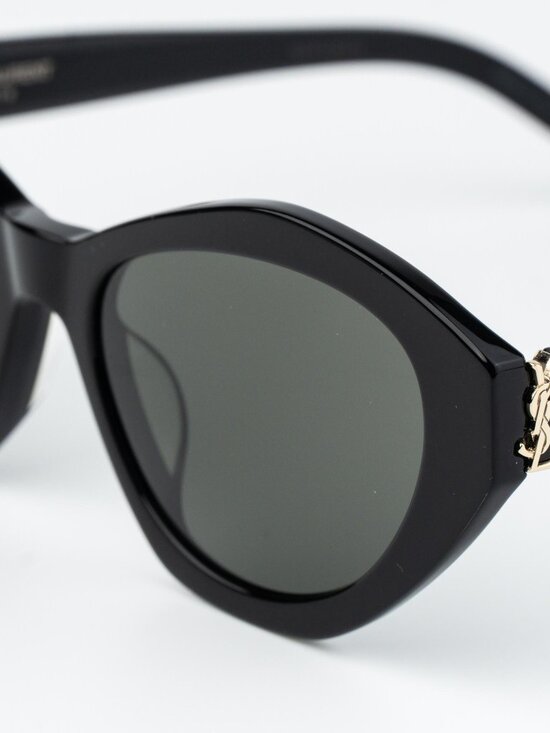 Saint Laurent Women Sunglasses Black Grey Cat Eye SLM60 006 NEW AUTHENTIC main image 9
